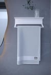 Metal 3'lü Set – Tuvalet Kağıtlık, Havlu Askısı ve Fön Makinesi Tutucu | Modern Banyo Düzenleyici