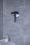 Metal 3'lü Set – Tuvalet Kağıtlık, Havlu Askısı ve Fön Makinesi Tutucu | Modern Banyo Düzenleyici