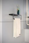Metal 3'lü Set – Tuvalet Kağıtlık, Havlu Askısı ve Fön Makinesi Tutucu | Modern Banyo Düzenleyici