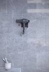 Metal 3'lü Set – Tuvalet Kağıtlık, Havlu Askısı ve Fön Makinesi Tutucu | Modern Banyo Düzenleyici