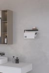 Metal 4'lü Set – Tuvalet Kağıtlık, Havlu Askısı, Kağıt Havluluk ve Fön Makinesi Tutucu | Modern Banyo ve Mutfak Düzenleyici