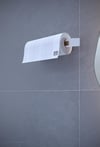 Metal 4'lü Set – Tuvalet Kağıtlık, Havlu Askısı, Kağıt Havluluk ve Fön Makinesi Tutucu | Modern Banyo ve Mutfak Düzenleyici