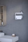 Metal 4'lü Set – Tuvalet Kağıtlık, Havlu Askısı, Kağıt Havluluk ve Fön Makinesi Tutucu | Modern Banyo ve Mutfak Düzenleyici