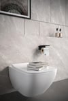 Metal 4'lü Set – Tuvalet Kağıtlık, Havlu Askısı, Kağıt Havluluk ve Fön Makinesi Tutucu | Modern Banyo ve Mutfak Düzenleyici