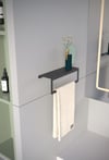 Metal 4'lü Set – Tuvalet Kağıtlık, Havlu Askısı, Kağıt Havluluk ve Fön Makinesi Tutucu | Modern Banyo ve Mutfak Düzenleyici