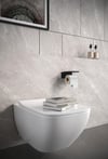 Metal 4'lü Set – Tuvalet Kağıtlık, Havlu Askısı, Kağıt Havluluk ve Fön Makinesi Tutucu | Modern Banyo ve Mutfak Düzenleyici