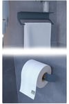 Metal İkili Set – Tuvalet Kağıtlık ve Havlu Askısı | Modern Banyo ve Tuvalet Düzenleyici