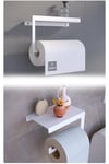 Metal İkili Set – Tuvalet Kağıtlık ve Havlu Askısı | Modern Banyo ve Tuvalet Düzenleyici