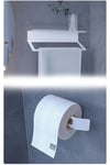 Metal İkili Set – Tuvalet Kağıtlık ve Havlu Askısı | Modern Banyo ve Tuvalet Düzenleyici