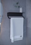 Metal İkili Set – Tuvalet Kağıtlık ve Havlu Askısı | Modern Banyo ve Tuvalet Düzenleyici