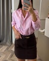 Tüm ÜrünlerHP100Poplin kumaş pembe çizgili Gömlek