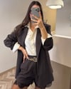 Tüm ÜrünlerHP126Dantel detaylı Blazer Takım
