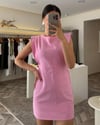 Tüm ÜrünlerHP14Volanlı Gabardin elbise pembe