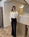 Tüm ÜrünlerHP158Flore Siyah Kemerli Pantolon