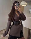 Tüm ÜrünlerHP162Lora Kemerli Blazer Ceket