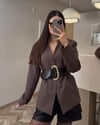 Tüm ÜrünlerHP162Lora Kemerli Blazer Ceket