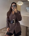 Tüm ÜrünlerHP162Lora Kemerli Blazer Ceket