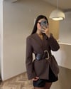 Tüm ÜrünlerHP162Lora Kemerli Blazer Ceket
