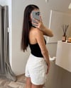 Tüm ÜrünlerHP89Nakışlı Şort Etek 
