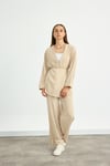 Bej Kimono Takım