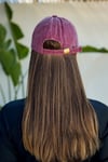 Bordo BB Nakışlı Eskitme Cap Şapka