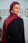 Bordo Janjan Şal