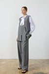 Gri Wide Leg Pantolon