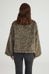 Leopar Desenli Eva Ceket