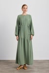 Mint Yeşili Ayrobin Elbise