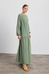 Mint Yeşili Ayrobin Elbise