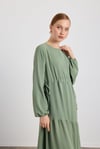 Mint Yeşili Ayrobin Elbise