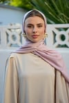 Pudra Kristal Krep Şal