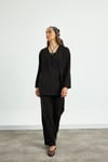 Siyah Kimono Takım