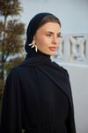 Siyah Şifon Şal