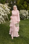 Toz Pembe Nila Katkat Abiye