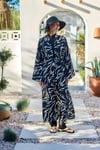 Zebra Desen Pareo Kimono