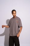 Erkek Oversize Academie Gri
