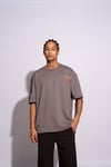 Erkek Oversize Academie Gri