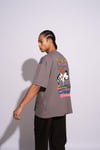 Erkek Oversize Academie Gri
