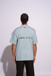 Erkek Oversize Termal Mavi