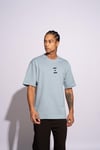 Erkek Oversize Termal Mavi