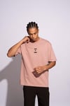 Erkek Oversize Termal Pembe