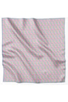 ÇİÇEK DESEN İPEK EŞARP 4204D (TWILL) PEMBE - 80