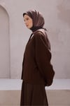 DEGRADE DESEN İPEK EŞARP 4224D (TWILL) HAKİ - 35