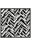 Geometrik Desenli Saf İpek Twill Eşarp 9303D 84