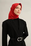 Klasik Desenli Saf İpek Sura Eşarp 9356D 15
