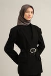 Klasik Desenli Saf İpek Sura Eşarp 9357D 03