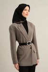 Klasik Desenli Saf İpek Twill Eşarp 9357D 85