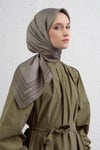 Klasik Desenli Saf İpek Twill Eşarp 9404D 01