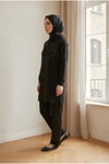 MODAL TUNİK PANTOLON TAKIM-SİYAH